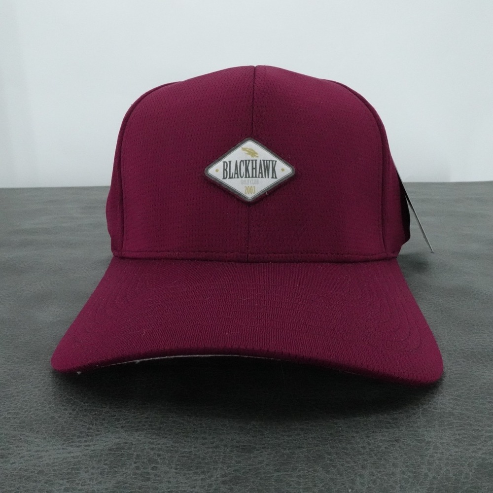 Blackhawk Golf Club Hat Maroon‎ Levelwear Adjustable Performance NWT